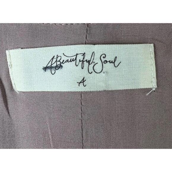 A Beautiful Soul dress women's 14/16 short sleeve Elastic Waist V-neck NEW - Picture 5 of 6